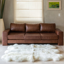 Load image into Gallery viewer, Natural White Premium Sexto Sheepskin, 6' x 6' , X-Large