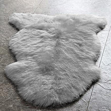 Load image into Gallery viewer, Natural Shape Sheepskin Grey 2'x3'