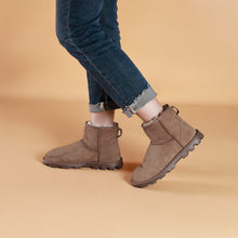 Load image into Gallery viewer, Tumbleweed Sheepskin Ankle Boots | Mocha