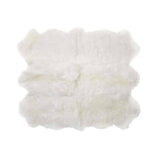 Load image into Gallery viewer, Natural White Premium Sexto Sheepskin, 6' x 6' , X-Large