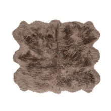 Load image into Gallery viewer, Natural Shape Sheepskin Camel 6'x6'