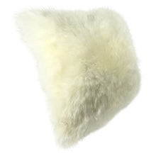 Load image into Gallery viewer, Natural Sheepskin Pillow Cover 20"x20"| Natural White