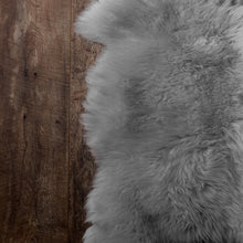 Load image into Gallery viewer, Natural Shape Sheepskin Grey 2'x3'
