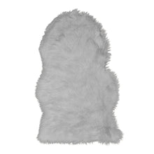 Load image into Gallery viewer, Natural Shape Sheepskin Light Grey 2'x3'