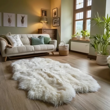 Load image into Gallery viewer, Natural Shape Sheepskin 4'x6'